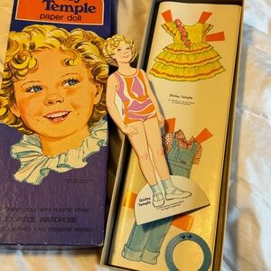Vintage 1976 Shirley Temple Paper Doll Uncut
